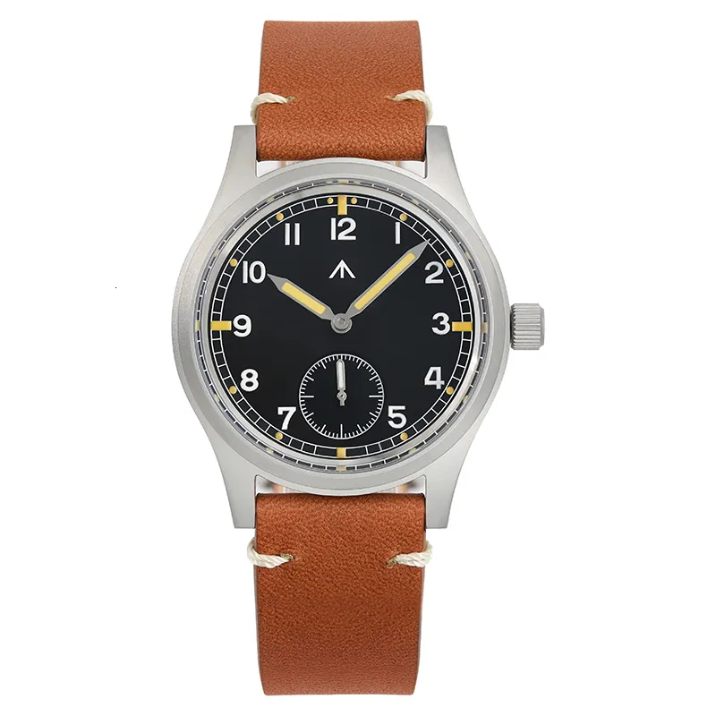 Outros relógios relógio masculino pequenos segundos vintage campo quartzo 36mm 100m retro exército repilca d12 sujo dúzia relógios de pulso relógio relojes 230904