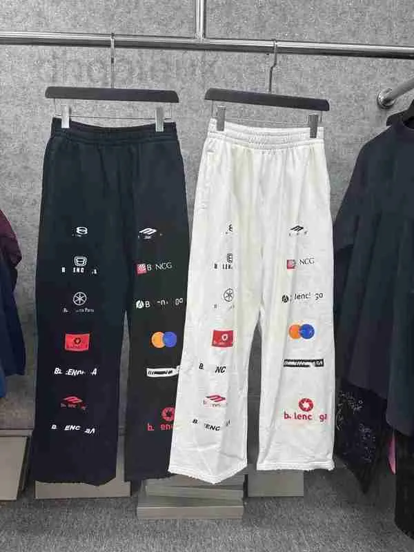 Pantaloni da uomo firmati High Edition Luxury Fashion B Family AOP Tuta da corsa e sport per il tempo libero larghi da donna H6V1