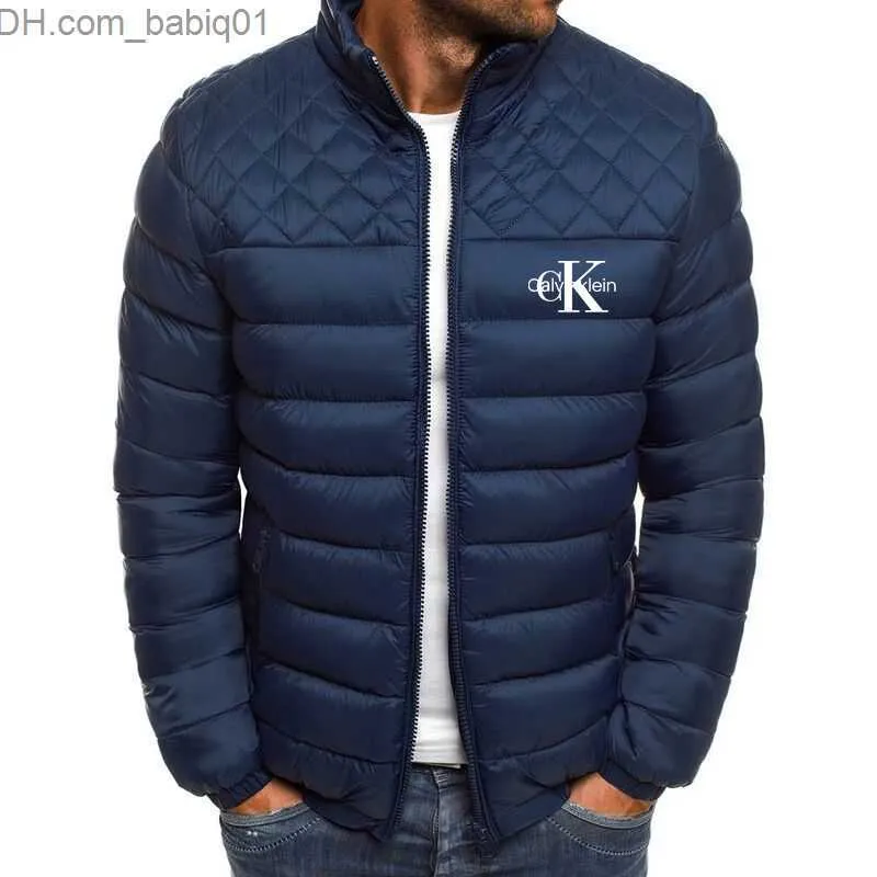 Chaquetas para hombres 2023 Otoño e invierno Nueva chaqueta de plumón para hombres europeos y americanos Chaqueta delgada Chaqueta acolchada Chaqueta acolchada cálida informal T230905