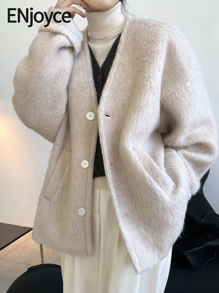 Mohair top coat womens