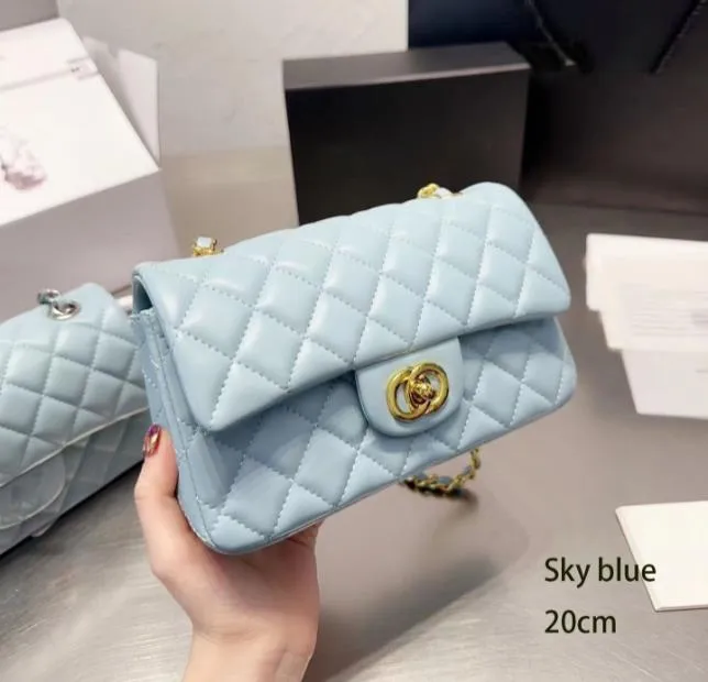 Luxury Handbags Shoulder Chain Bag Women Flap Designer Handbag Totes Bags Wallet Check Velour Thread Purse Double Letters Solid Hasp stylish fashion tote