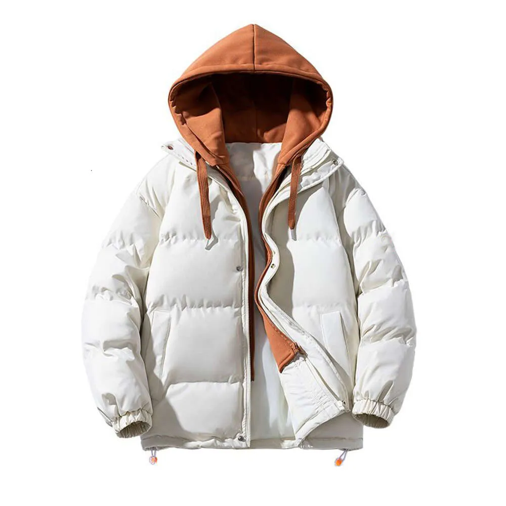 Designer De Luxe NASAS Marque Classique Marque Manteau En Coton Lâche Hiver Mode Hommes Et Femmes Couple Porter Oversize À Capuchon Épaissi Confortable Et Polyvalent