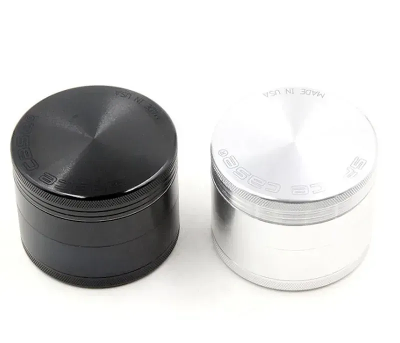 63mm Space Case HERB Grinder with black silver color Aluminium Alloy tobacco grinder in stock vs sharpstone grinder