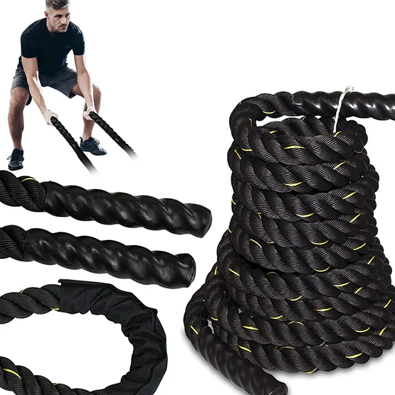 Jump Ropes 25mm Heavy Rope Workout Exercise Battle Power Training Home Gym Equipment Skipping Muscle 230904
