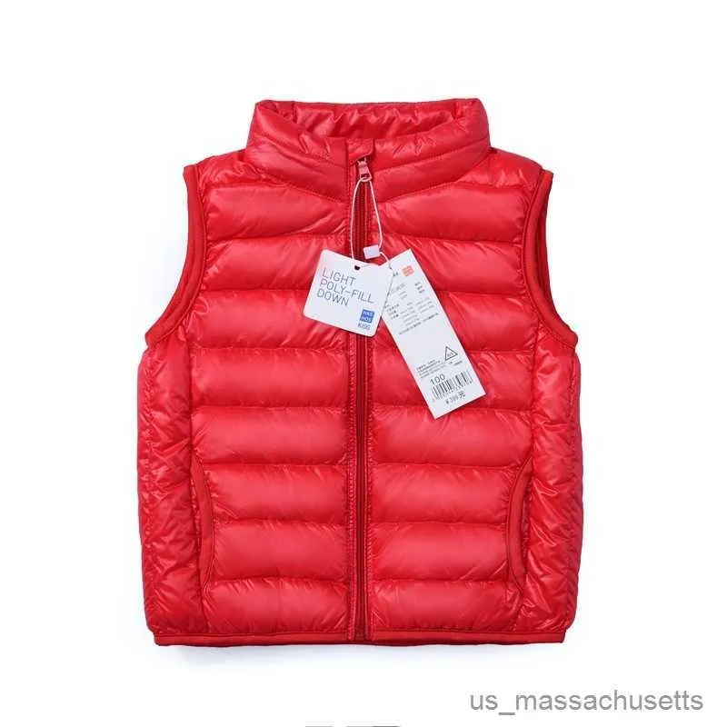 Down Coat Winter Boys Girls Children Clothing Down Jacket Vest Baby Girl Clothes Outerwear Teens Kids Coat R230905