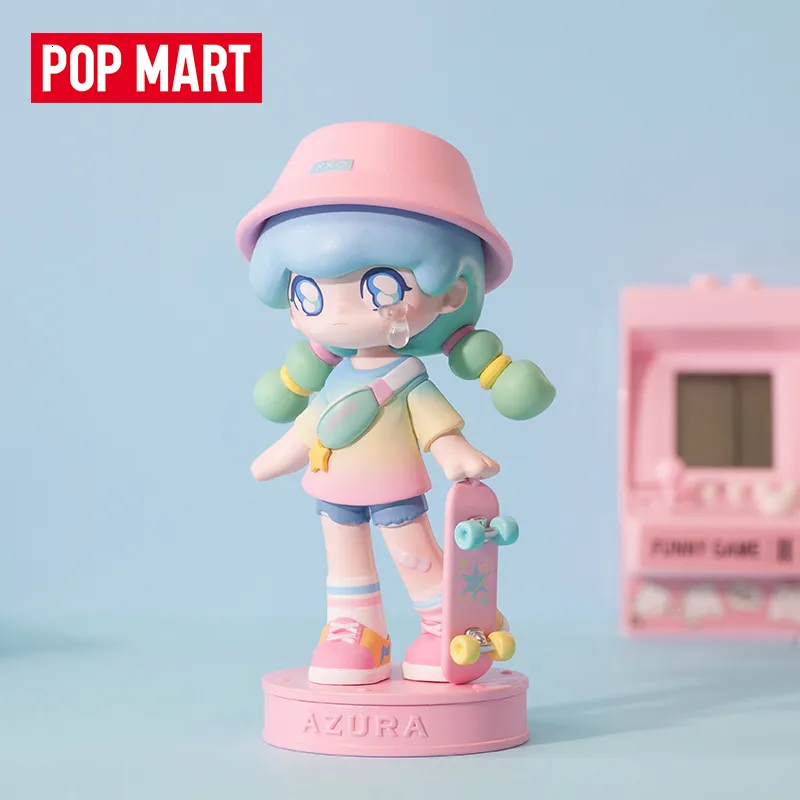 Blind Box Blind Box Speelgoed Originele POP MART Azura Garderobe Collectie Model Bevestig Stijl Leuke Anime Figuur Cadeau Verrassingsdoos 230904