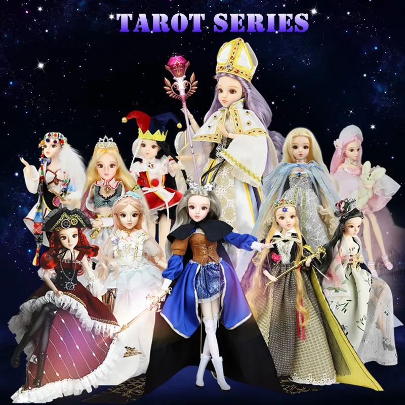 Куклы 16 BJD MMGirl TAROT CARD Кукла шарнирное тело 30 см Премиум подарочная коробка упаковка игрушка для девочек 230904