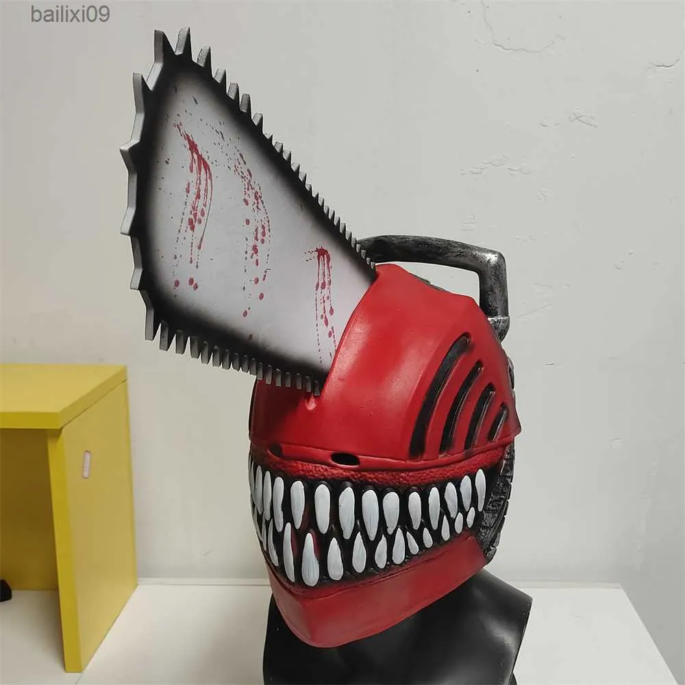 Máscara de Látex Demônio Motoserra: Denji Chainsaw Men Chainsaw