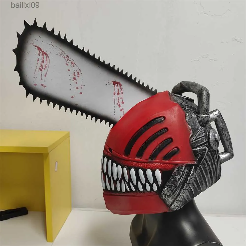 Máscara de Látex Demônio Motoserra: Denji Chainsaw Men Chainsaw