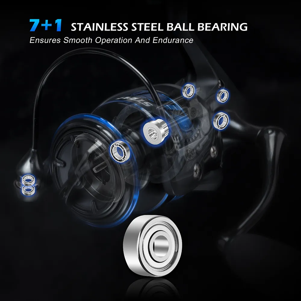 Fly Fishing Reels2 Goture STELIO Light Weight Spinning Reel 71 BB  Ultralight 62 1 Gear Ratio 7KG Max Drag High Carbon Fiber Coil 230904 From  Fan06, $14.12