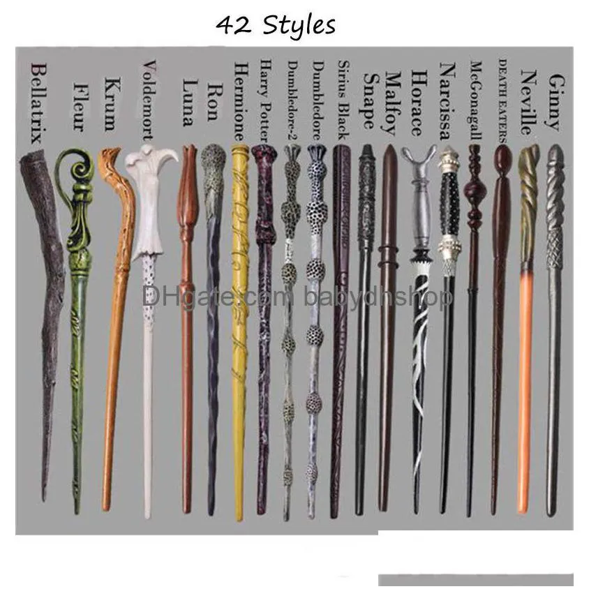 Magic Props 2022 Creative Cosplay 42 Styles Hogwarts Series Wand Stick Resin