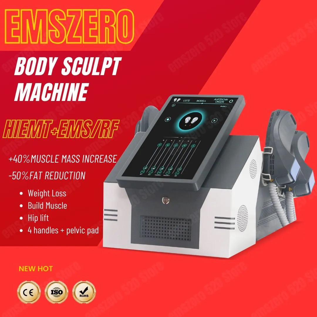 МАШИНА ДЛЯ ПОХУДЕНИЯ EMSZERO NEO RF 6500 Вт 14 TESLA HIEMT EMSLIM BODY EMS 2/4/5 РУЧКИ САЛОН НОВАЯ МАШИНА Горячая