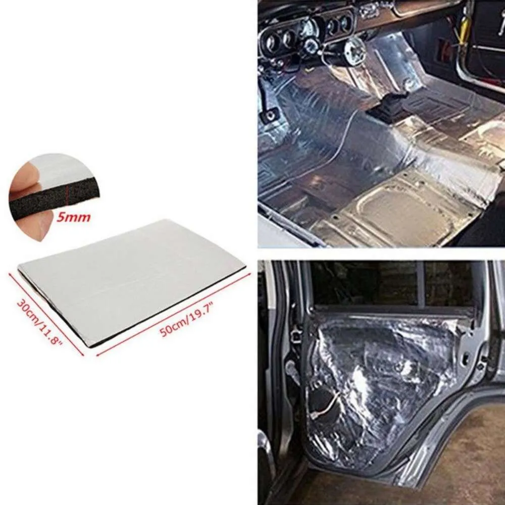Auto Car Firewall Heat Shield Insulation Sound Deadener Mat 50