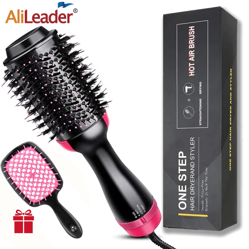 Hair Dryers Dryer Brush 4 In 1 One Step Volumizer Blow Professional Air Negative Ion AntiFrizz For Drying 230904