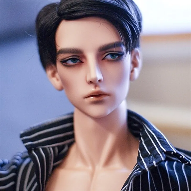 Dockor Hyun 13 BJD Doll Only Head Recast BJD Harts Material Boy Girl A DIY Accessories No Makeup Toys 230904