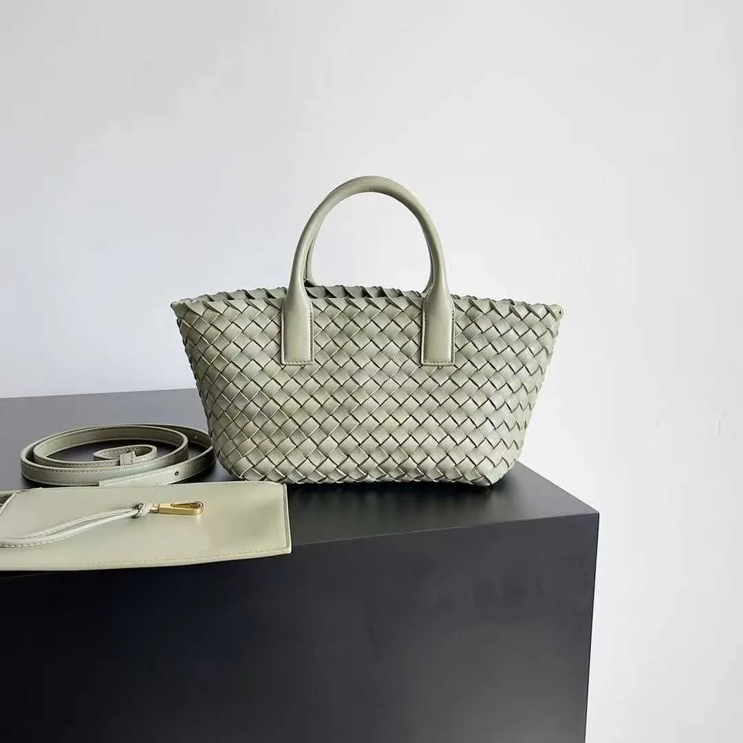 Trend Handbag Bottga Vene Shopping Tote Mini Cabat Mini Vegetable Basket Woven Women