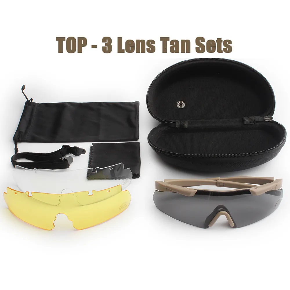Tactical Sunglasses For Outdoor Sports, Climbing, Fishing, CS Game 3 Lens  Set With Protective Eyewear Military Grade Quality 230905 From Pong06,  $13.49