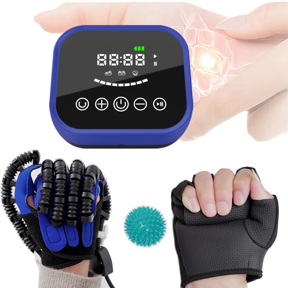 Ręczne uchwyty ćwiczenia palcowe i ręczne dla hemiplegia Pacjent Rehabilitation Robot Glove Physical Therapy trening 230904