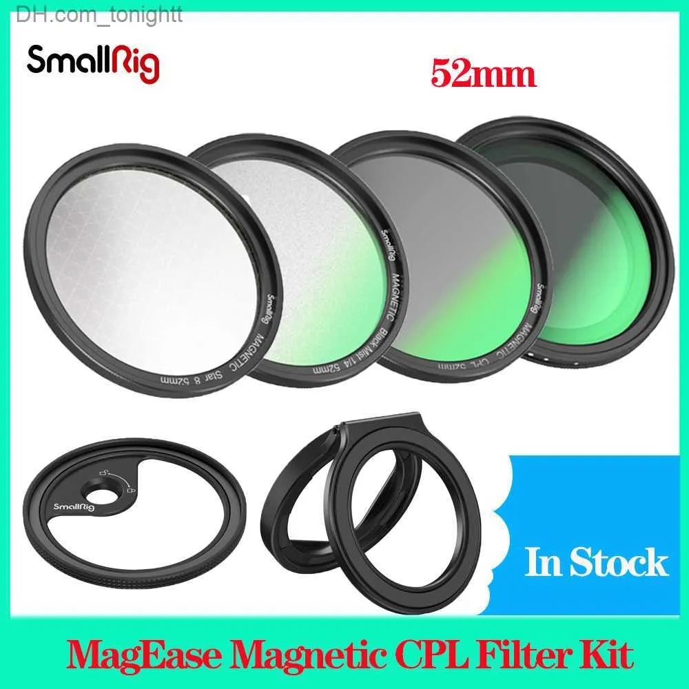 Filtry Smallrig Magease Magic CPL Zestaw filtracyjny 52mm 4216 1/4 Efekt czarna mgła Filtr dla Vivo x90pro Mate 50 Filtr telefonu Klips Q230905