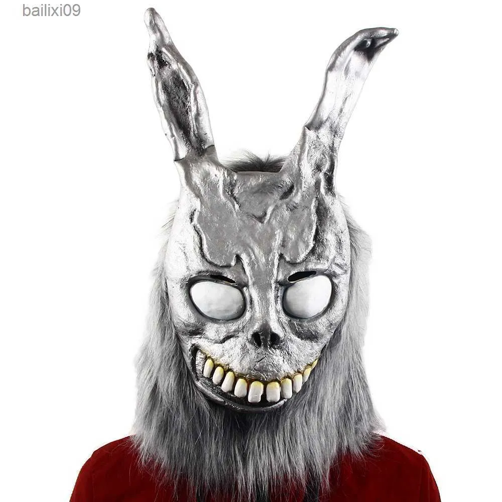 Masques de fête Deluxe Donnie Darko masque en latex aérien Frank le lapin masques d'horreur accessoires de costumes d'animaux T230905