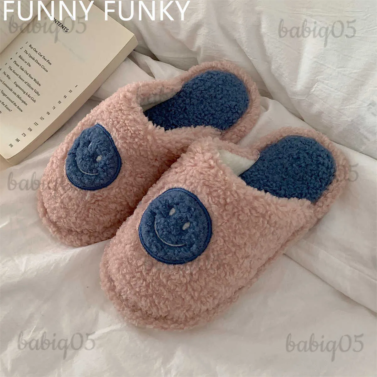 Winter Fluffy Slippers Women 2024 New House Home Fur Slippers For Women  Flat Platform Cozy Fuzzy Indoor Shoes Korean Slides - AliExpress