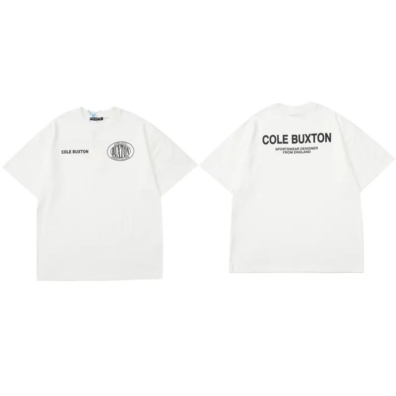 2024SS Cole Buxton Tee Men Kvinnor 1: 1 Hög CB Fight Camp Men's T-shirts Streetwear Letter Tryckt Casual T Shirt Europeisk storlek S-2XL 92