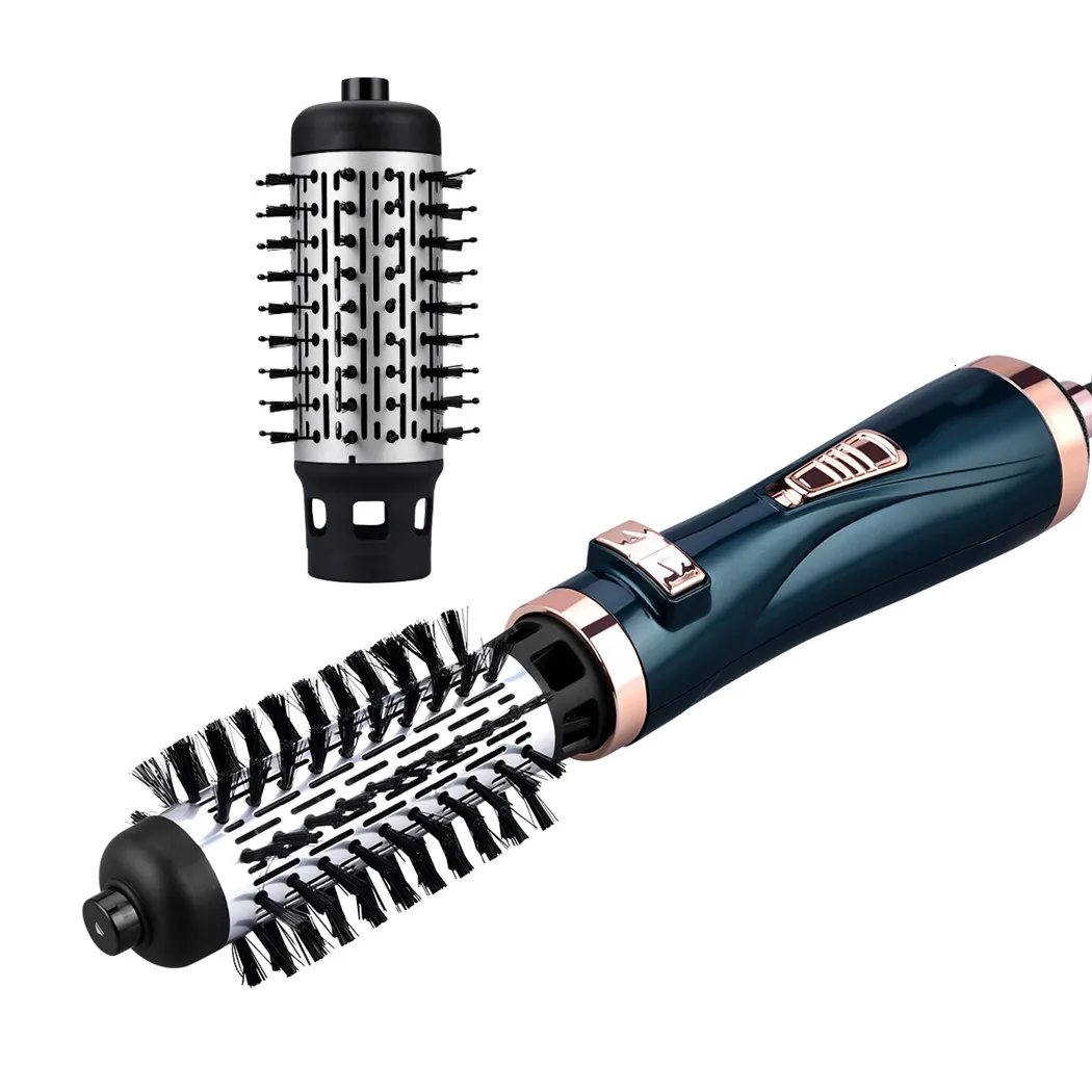 Hårtorkar 3 i 1 torktumlare Borste Roterande fläkt Ceramic Curler Volumizer Electric hårtork Air Styler 230904