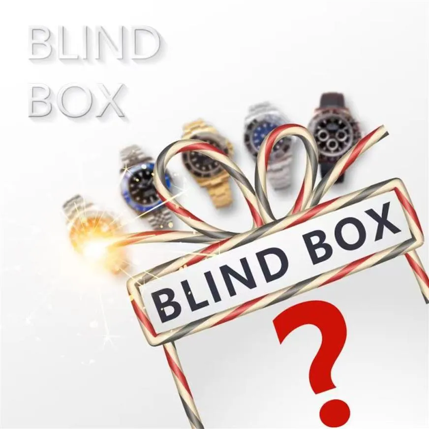Boîte aveugle pour montre-bracelet pour hommes, cadeau de noël, paquet porte-bonheur, édition limitée, marque spéciale, cadeau Surprise 243j