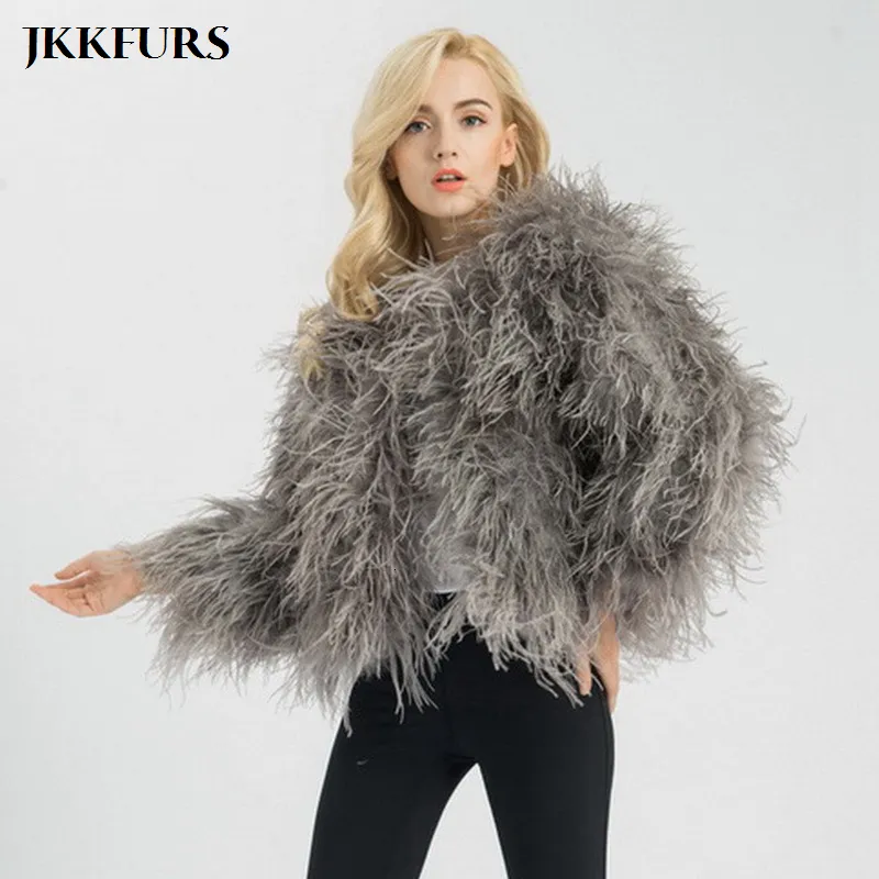 Ostrich best sale feather jacket