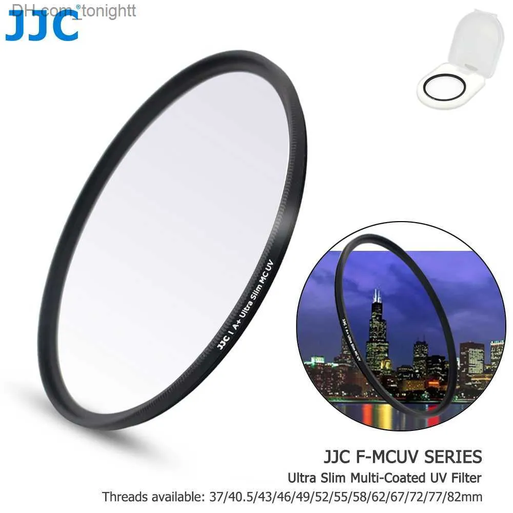 Filtros JJC Câmera Filtro UV MC Ultra Slim Multi Revestido Filtro de Lente 37mm 40.5mm 43mm 46mm 49mm 52mm 55mm 58mm 62mm 67mm 72mm 77mm 82mm Q230905