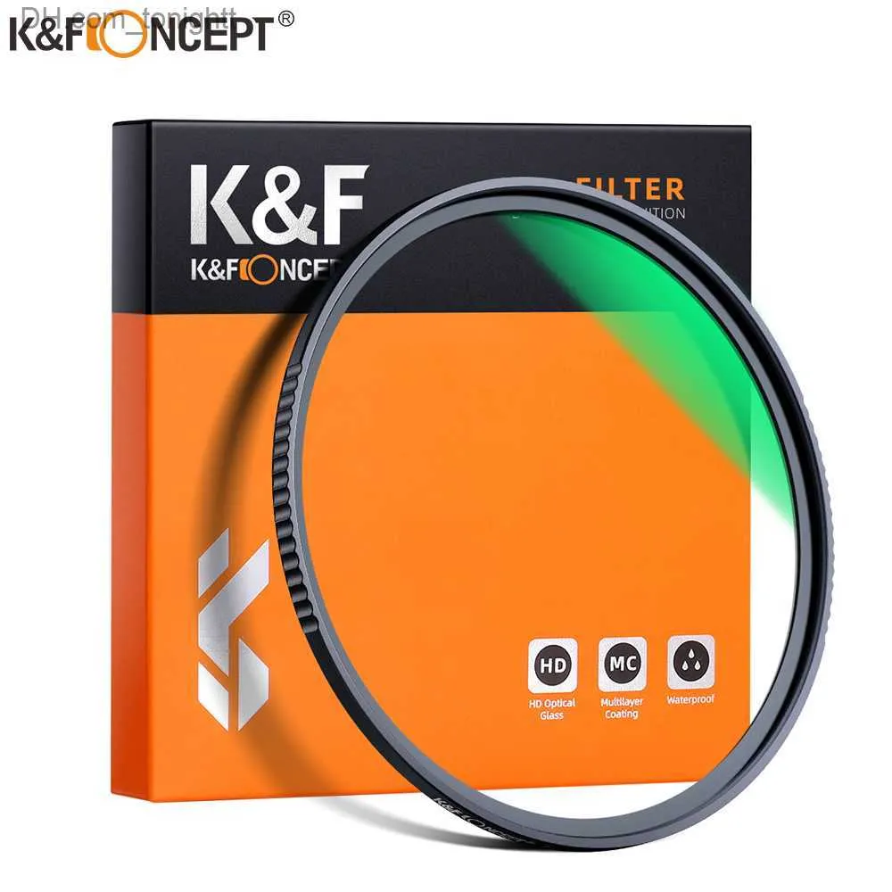 Filtros k F concept HD Lente de filtro UV Proteção multirrevestida com revestimentos de nanotecnologia Filtro UV MC ultra fino para 49mm 52mm 58mm 62mm 67m Q230905