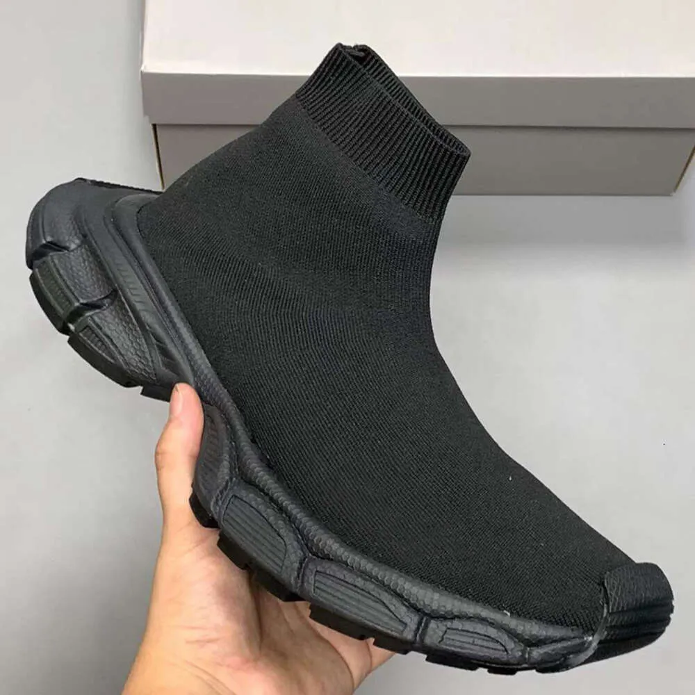 Designer 3XL Sneaker Sock Knit Boots Casual Shoes For Women Mens Luxury Tripler Black White Platform Vintage Trainers Runner Shoes With Box NO467