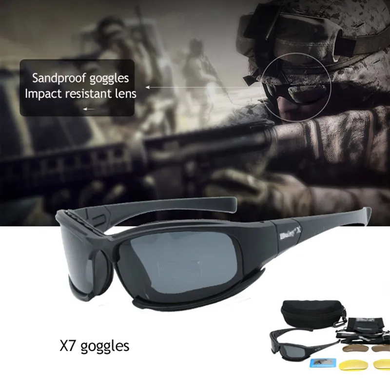 X7 Daisy Tactical Polarized Best Running Sunglasses With 4 Lenses Military  Goggles For Men, Shooting And Hiking Eyewear In Original Box 230905 From  Pong06, $11.48