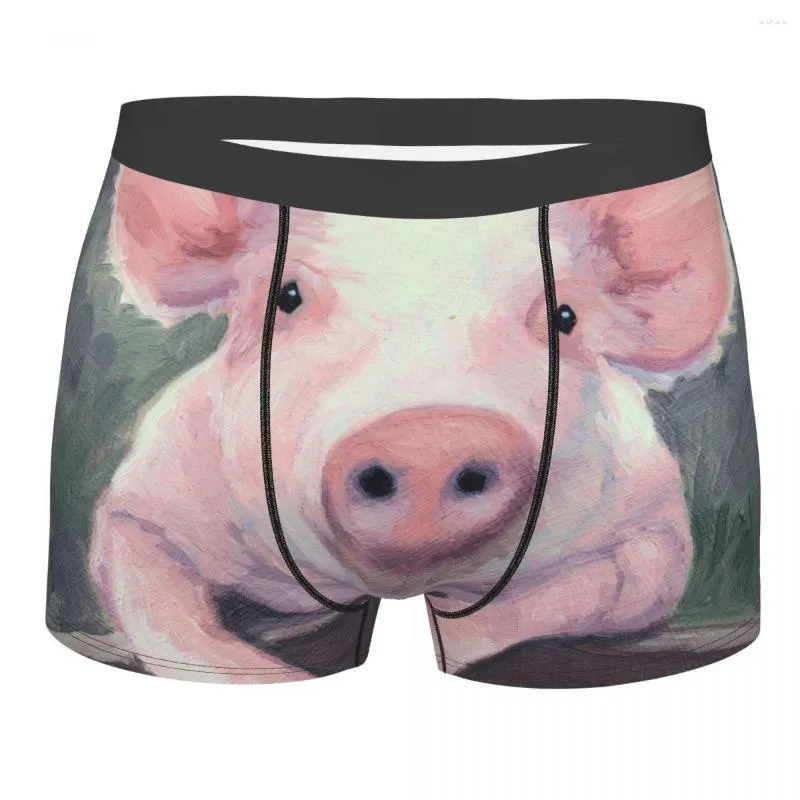 Underpants Boxer Men Farmhouse Pig Men's Panties Shorts Breathable Mens Underwear Briefs Sexy Boxers