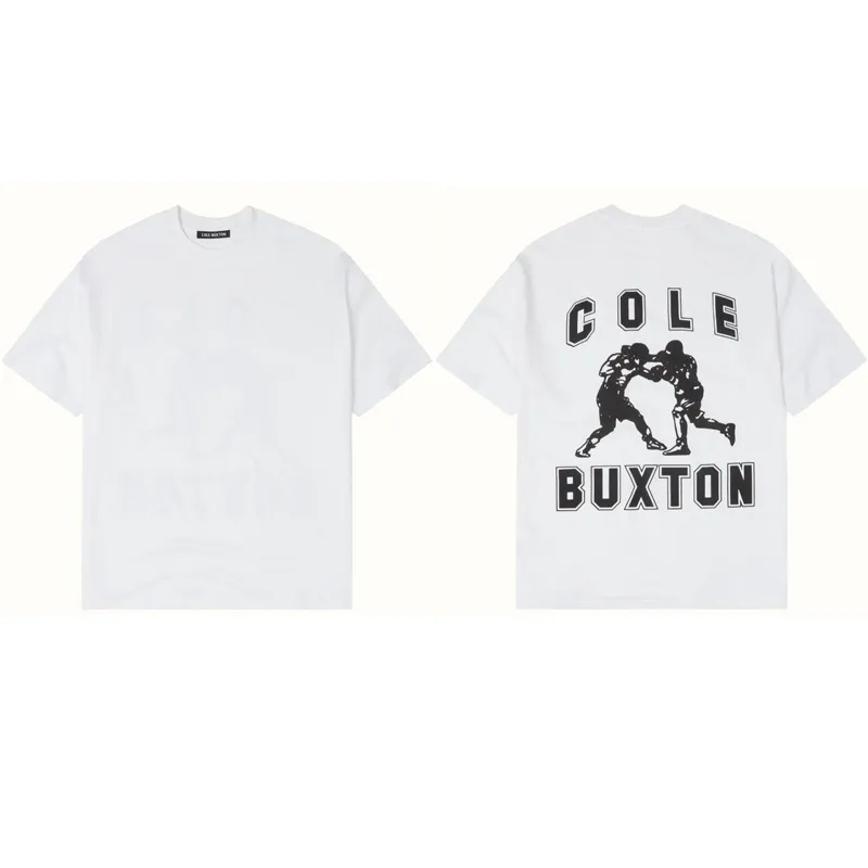 2023 Designer Summer Cole Buxton Men's T-shirts Men Women Round Neck T Shirt Streetwear Letter Printed Casual Fashion Short Sleeve European Size S-2XL