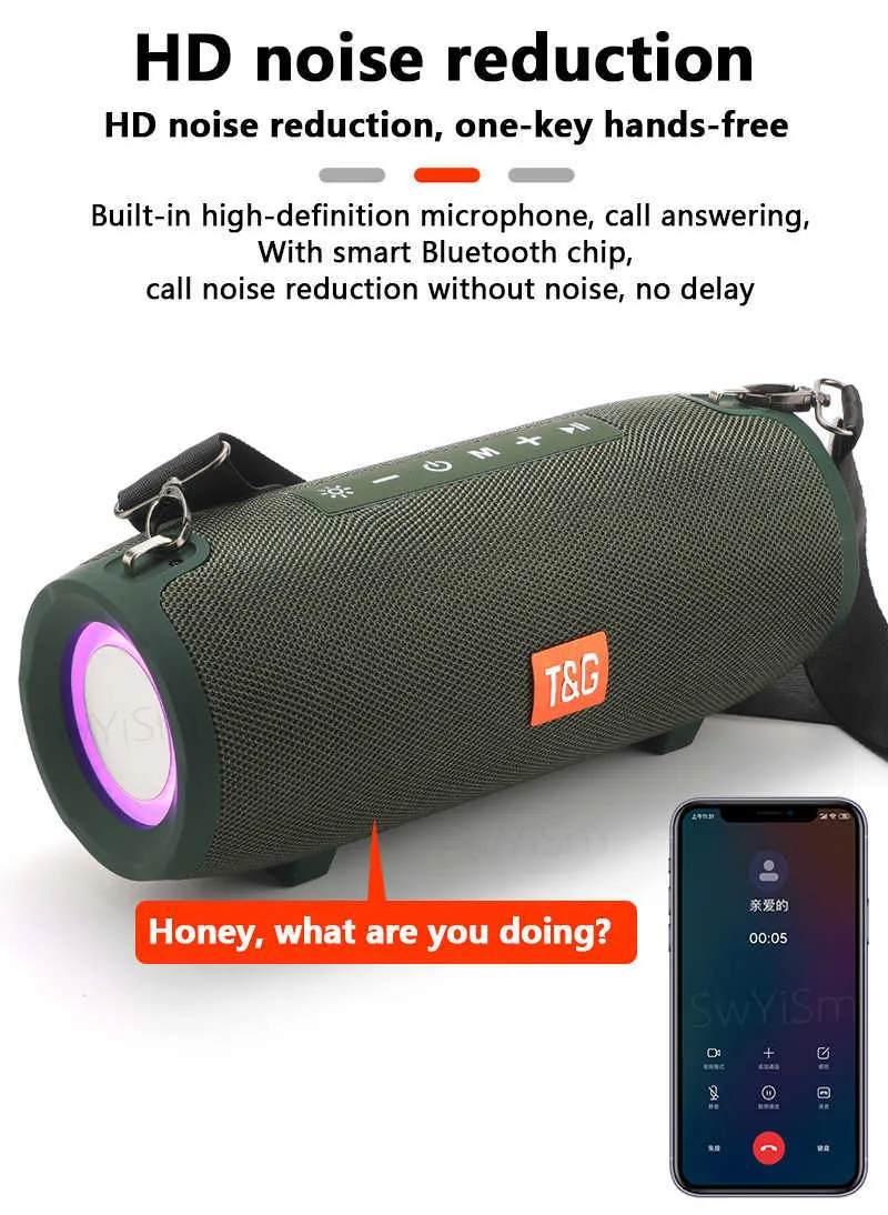 Портативные Колонки TG322 40 Вт Высокомощный Светодиодный Bluetooth Динамик  Водонепроницаемая Портативная Колонка Для ПК Компьютерные Колонки Сабвуфер  Бумбокс Музыкальный Центр FM Q230904 От 774 руб. | DHgate