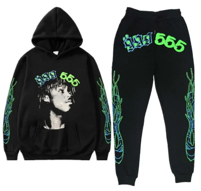 Sp5der 555555 I Heart hoodie pants スラックス Sp5der I Heart SP5 Hoodie Black - SS24 - US