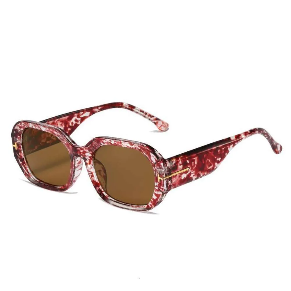 T Shaped Sunglasses Ins Square Glasses Personality Frame Street Shooting Versatile Woman