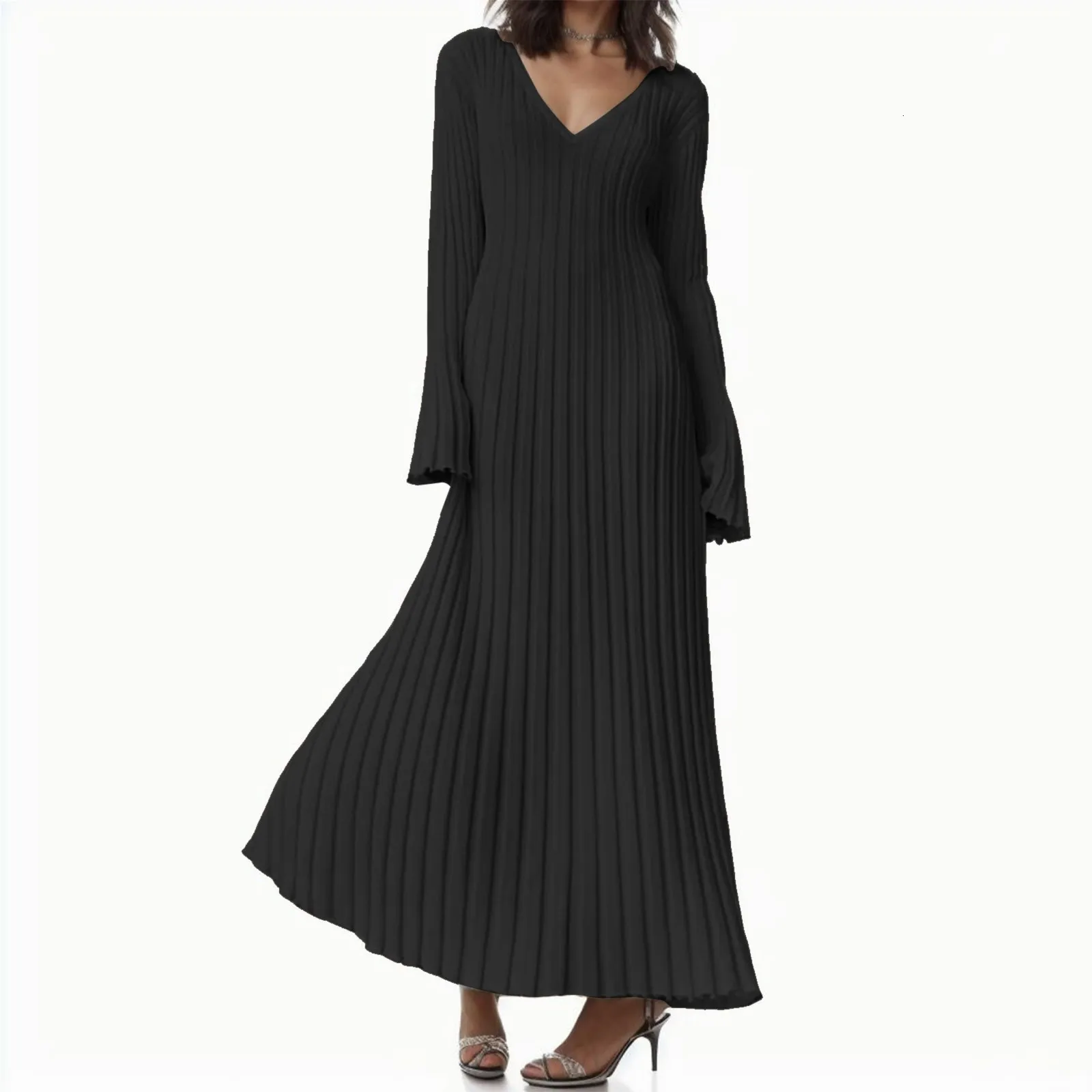 sachin and babi light blue dress Custom Winter Women Woven Long Dress High Neck Long Sleeve Elastic  Waistband Elegant Evening Dress Casual Velour Dresses| Alibaba.com main image 0