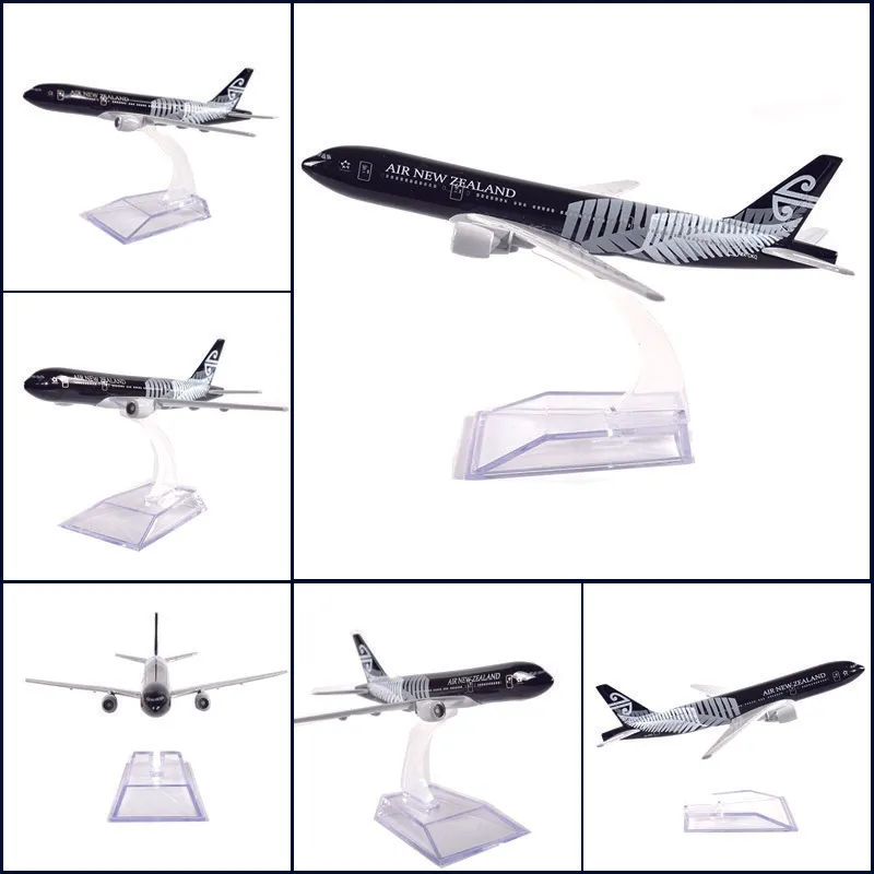 Aircraft Modle JASON TUTU 16cm Air Zealand Boeing 777 Airplane Model Plane Model Aircraft Diecast Metal 1/400 Scale Planes Drop 230904