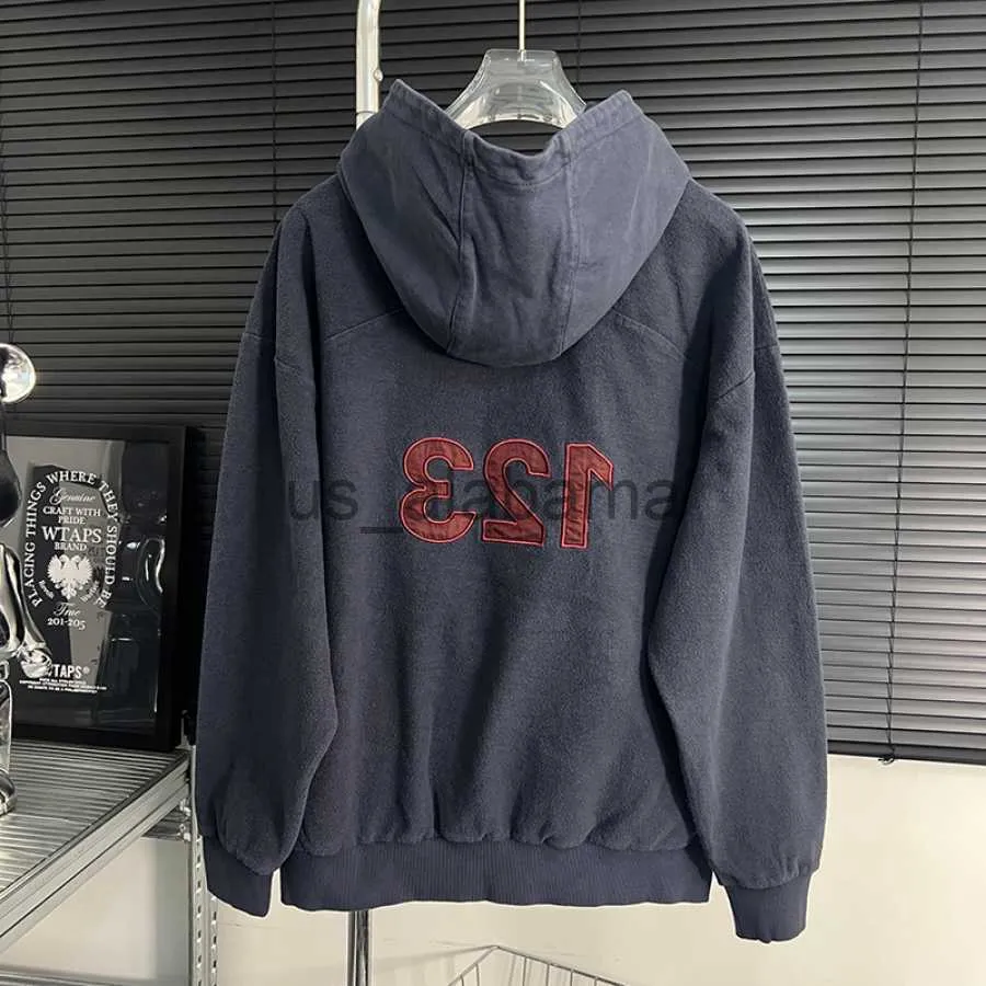 Sweats à capuche pour hommes Sweatshirts Saison Vintage surdimensionné RRR123 Sweat à capuche Hommes Femmes Meilleure qualité Lavé Bleu RRR 123 Pull Anime Vêtements x0905