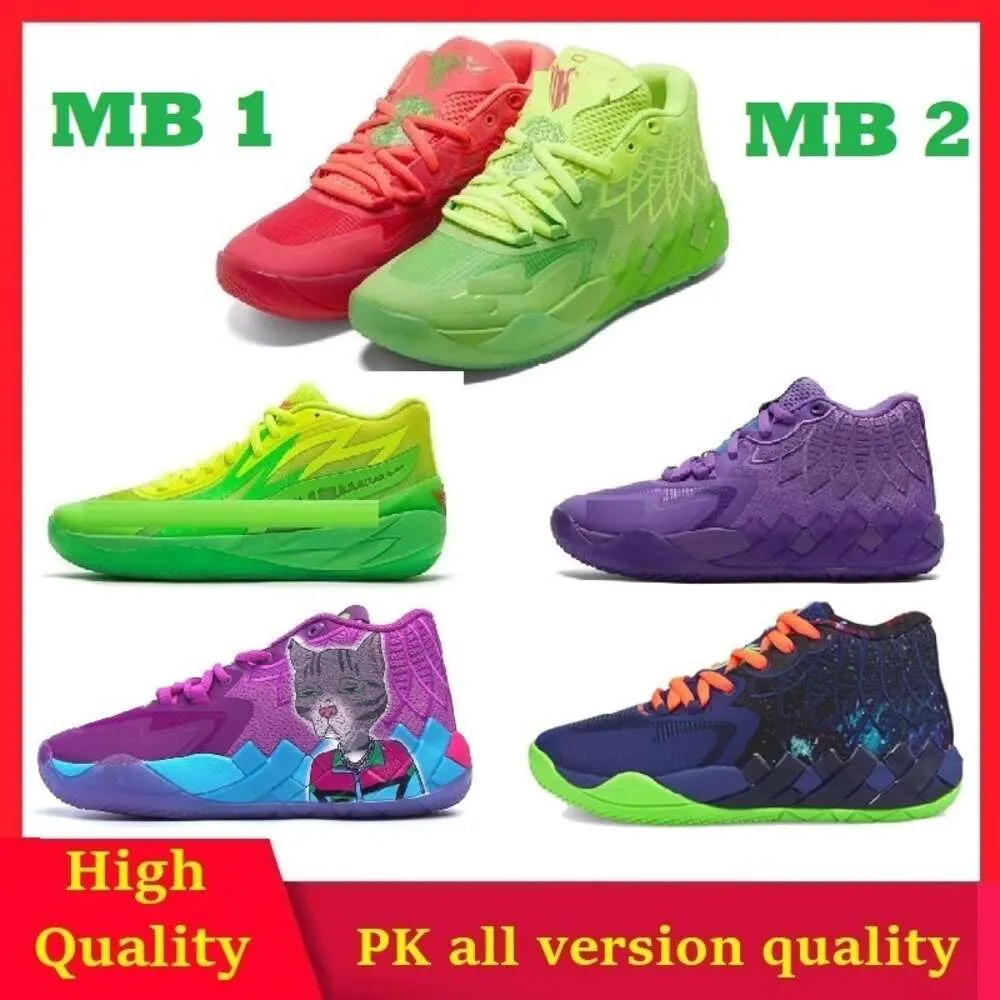 HOT Kids LaMelo Ball MB01 MB02 Rick Morty Shoes Mens Grade School