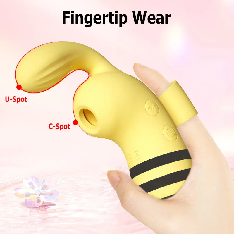 Vibrators 2 In 1 Clitoris Sucker And Finger Vibe 10... From Zhengrui03,  $11.73