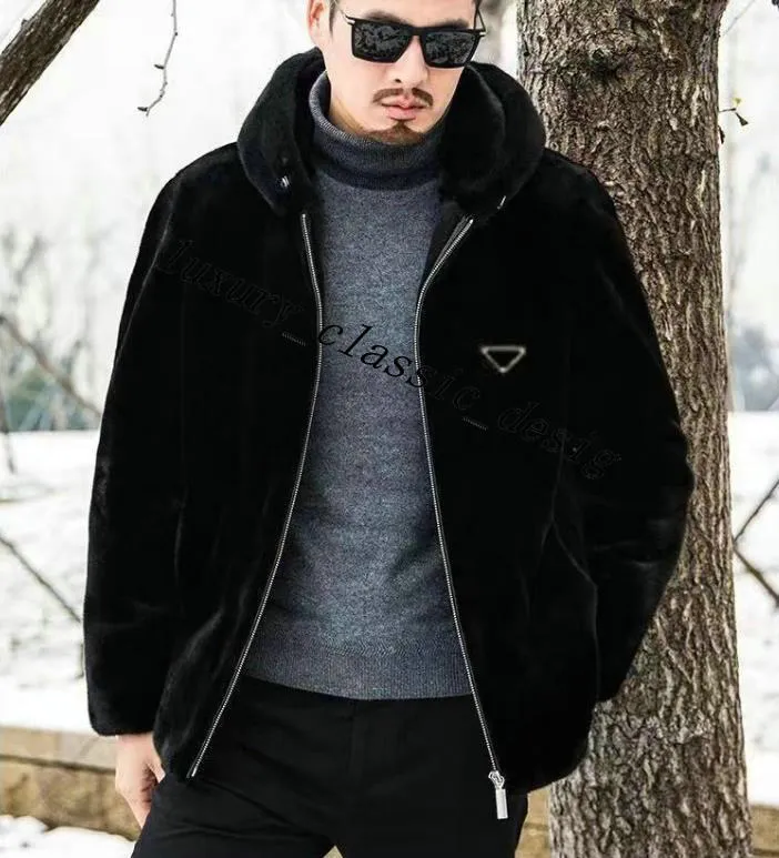 Nowa sukienka męska naśladowanie kurtka futra męska jesienna zima odzież wierzchnia menu kurtki sportowe płaszcz płaszcz młodzieżowy wiatrówki odzież S-6xl AA012