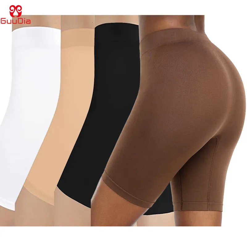 Mulheres Shapers Guudia Cintura Média Shorts Sem Costura Yoga Super Elástico Curto Diário Desgaste Cueca Calcinha Multifuncional Calças 230905