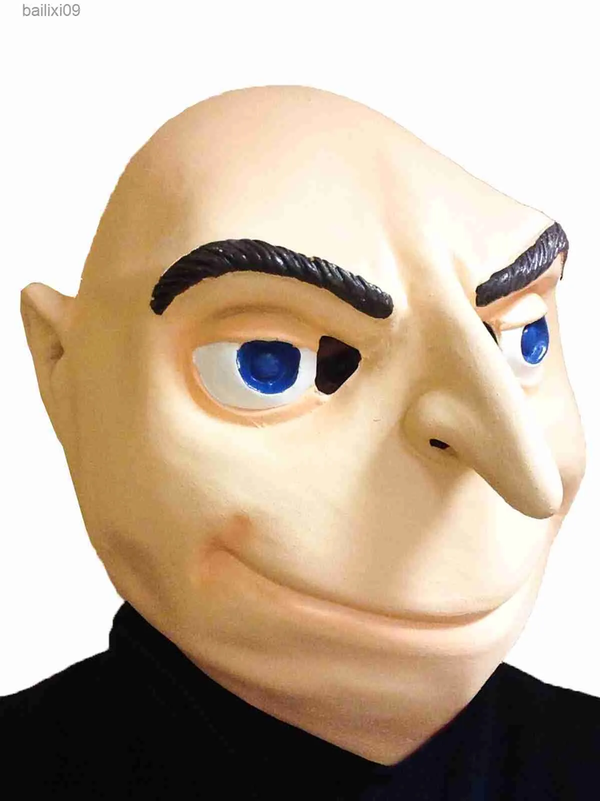 أقنعة الحفلات اللاتكس Gru Mask كامل أقنعة المطاط العلوية في هالوين فستان تنكري حفل تنكر فيلم T230905