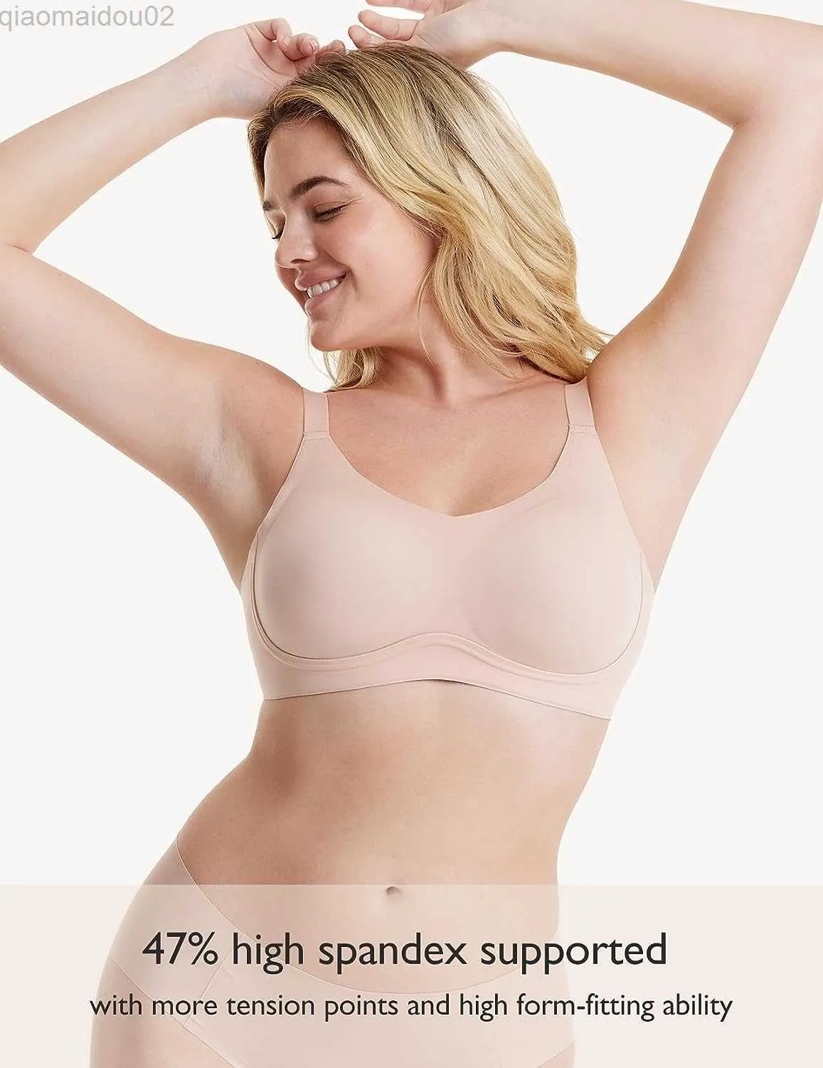 Bras COMFELIE Women's Strapless Bra B-G Cup Lightweight Lining Zero Gravity  Shaped Classic Everyday Seamless Bra EB064LF20230905