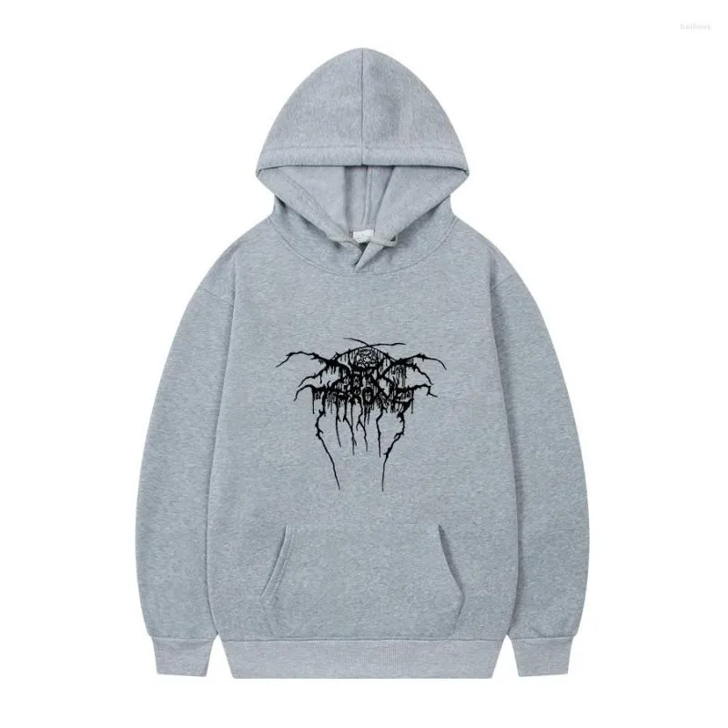 Herr hoodies darkhrone metal Mayhem dimm Borgir tryck Pullover Loosent Hoodie Men Fashion Autumn Tracksuit Sweatshirt Harajuku