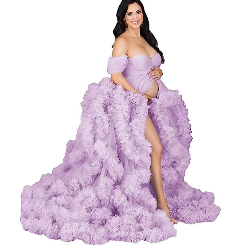 Pretty Peach Pink Fluffy Tulle Maternity Dresses Off... From Ture_beauty, $135.24 | DHgate.Com Pretty Peach Pink Fluffy Tulle Maternity Dresses Off... From Ture_beauty, $135.24 | DHgate.Com