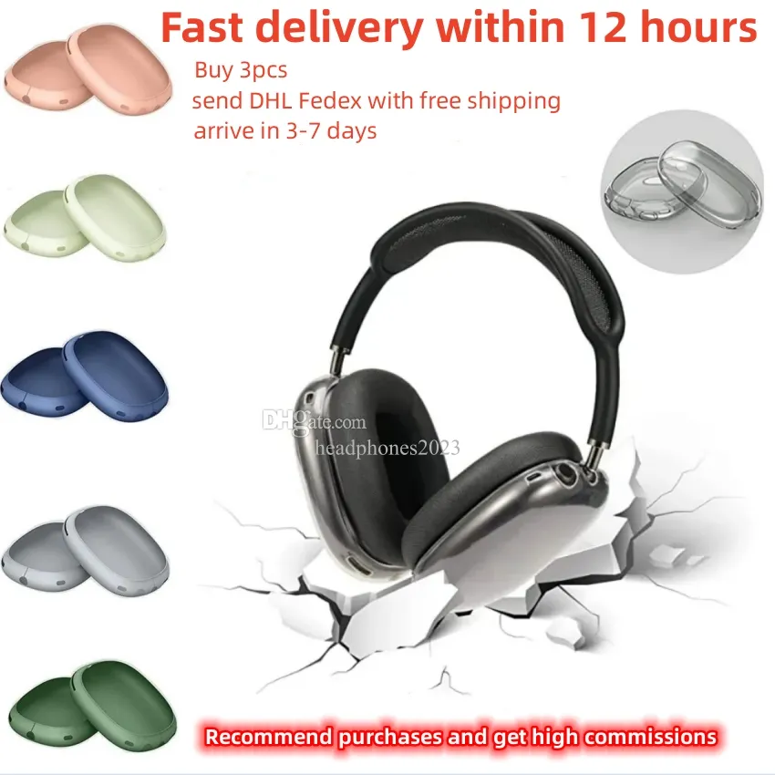 بالنسبة إلى Airpods Max Bluetooth Headphons Accessories Airpods Pro 2 Wireless Earphone Top Sidicone Silicone Protect